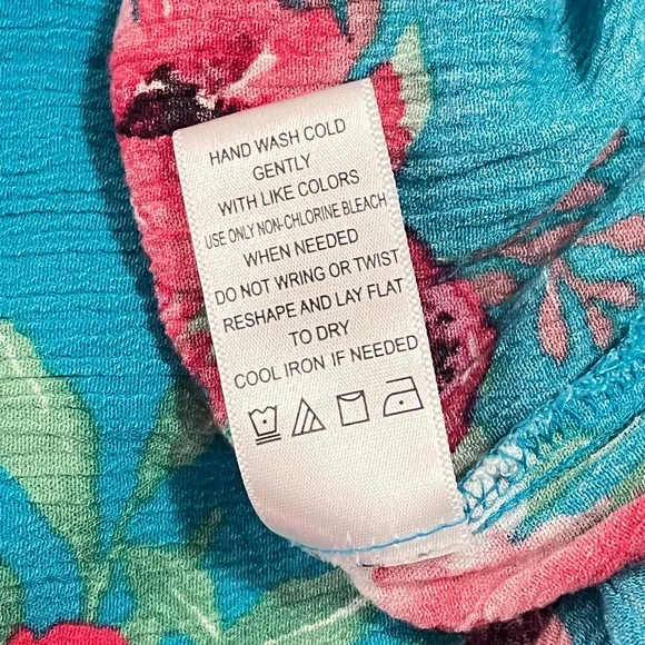 The Pioneer Woman XXL Embroidered Babydoll Floral Blouse Cottagecore Boho Spring - Picture 7 of 11